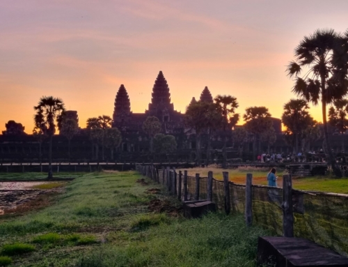 Tempeltur vid Angkor Wat