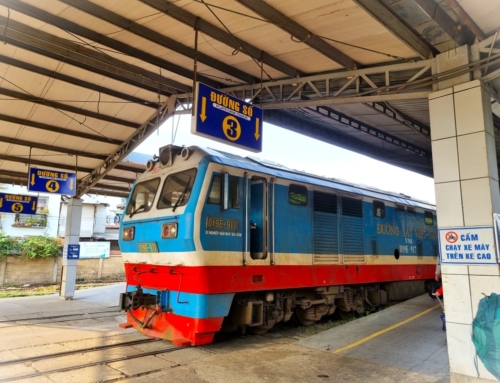 Ta tåget i Vietnam