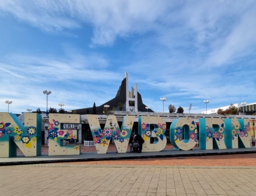 På besök i Pristina, Kosovo